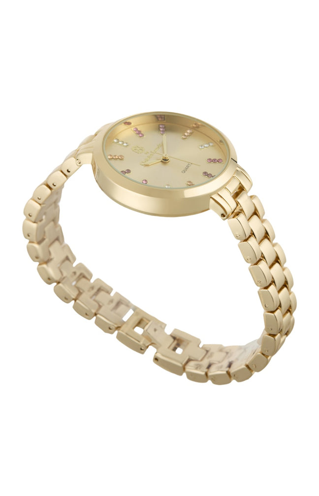 Montre à quartz - Alliage doré