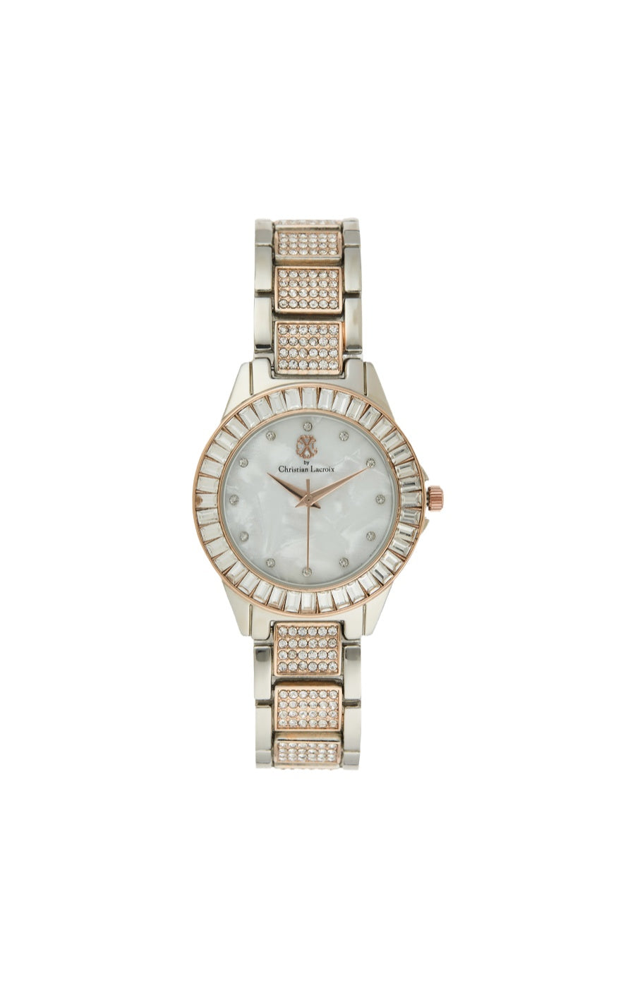 Montre à quartz - Alliage doré & argenté