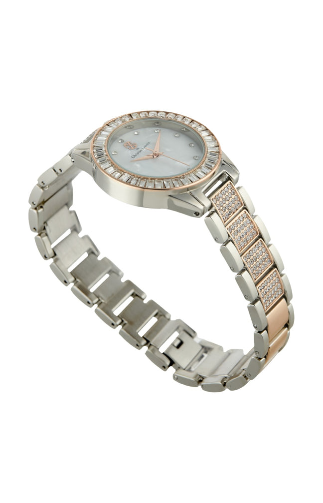 Montre à quartz - Alliage doré & argenté