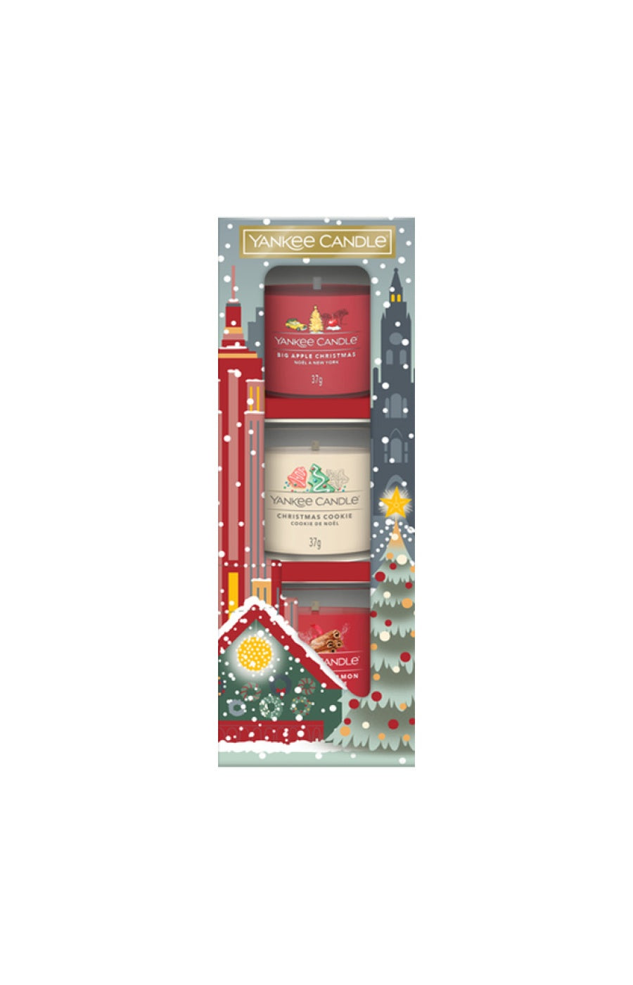 Coffret bougies votives - Noël - 3 x 37 g