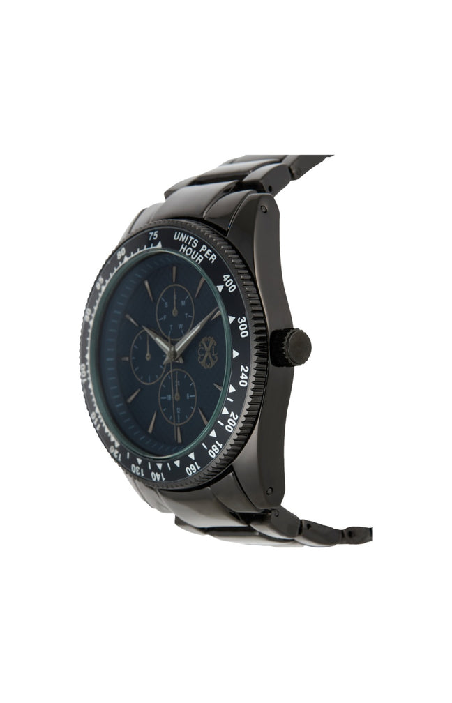 Montre à quartz - Alliage noir