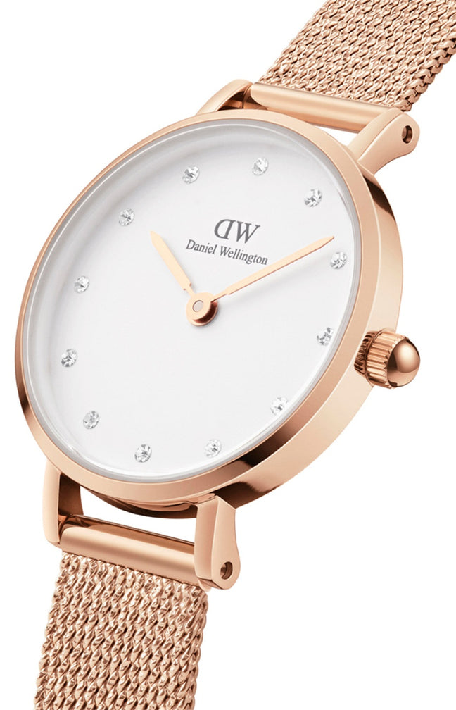 Montre à quartz - Acier inoxydable doré rose - Femme