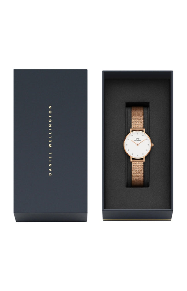 Montre à quartz - Acier inoxydable doré rose - Femme