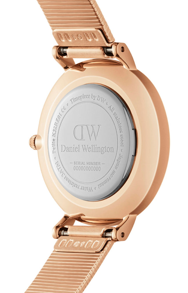 Montre à quartz - Acier inoxydable doré rose - Femme