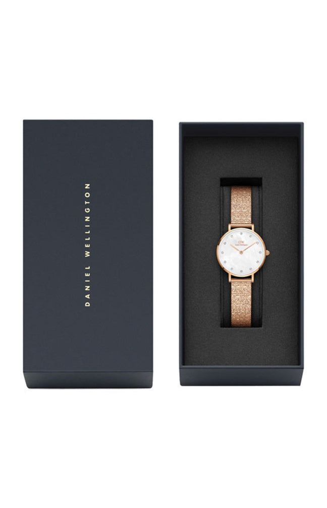 Montre à quartz - Acier inoxydable doré rose - Femme