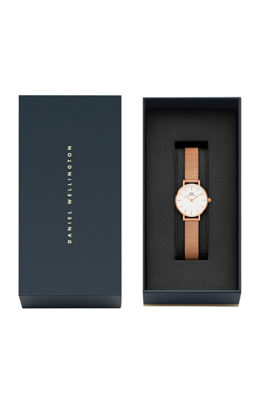 Montre à quartz - Acier inoxydable doré rose - Femme