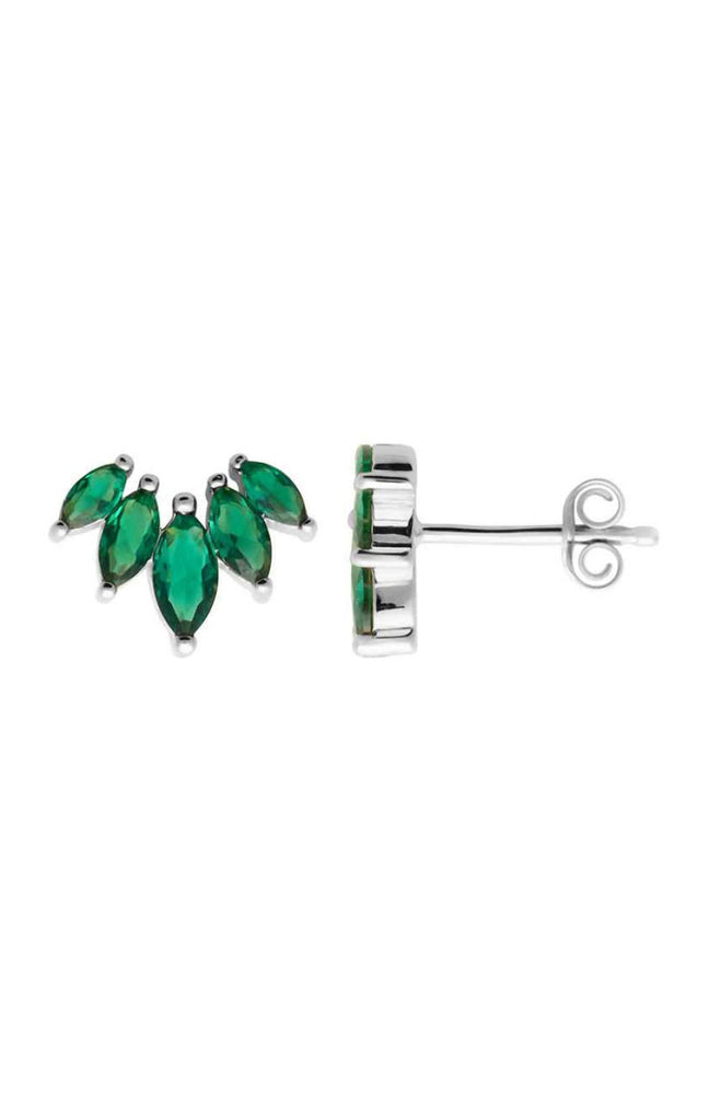 Boucles d'oreilles - Argent 925/1000 rhodié & oxyde de zirconium