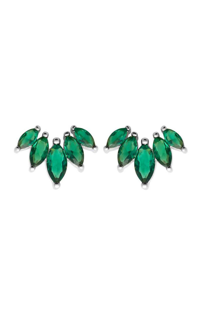 Boucles d'oreilles - Argent 925/1000 rhodié & oxyde de zirconium