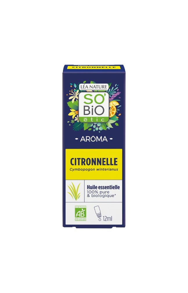 Huile essentielle de citronnelle bio - 12 ml