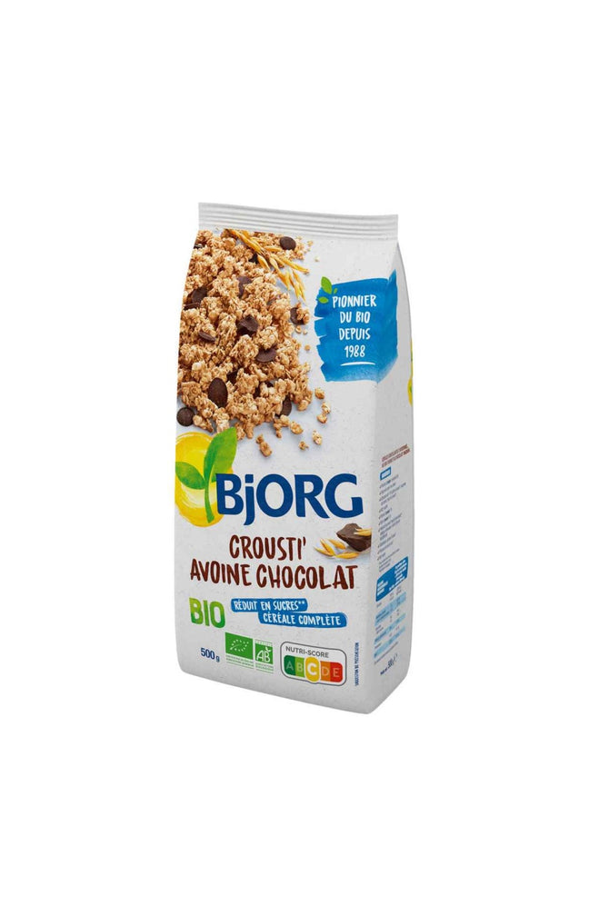 Crousti' avoine chocolat bio - 10 x 500 g