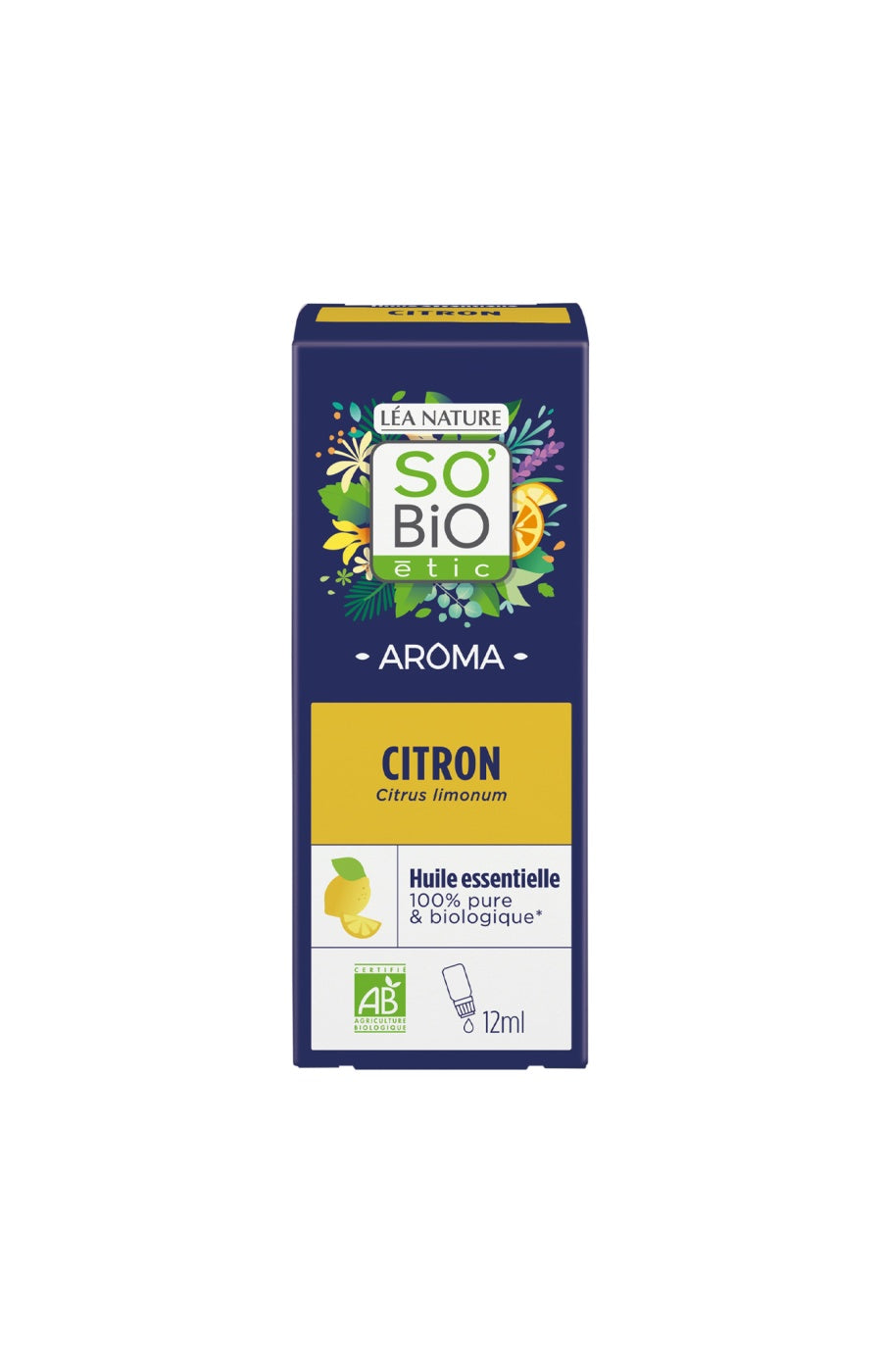 Huile essentielle de citron bio - 12 ml