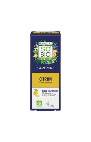 Huile essentielle de citron bio - 12 ml