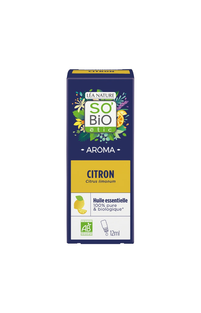 Huile essentielle de citron bio - 12 ml