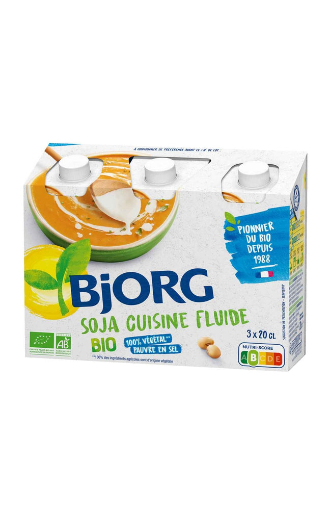 Soja cuisine fluide - 8 x 200 ml