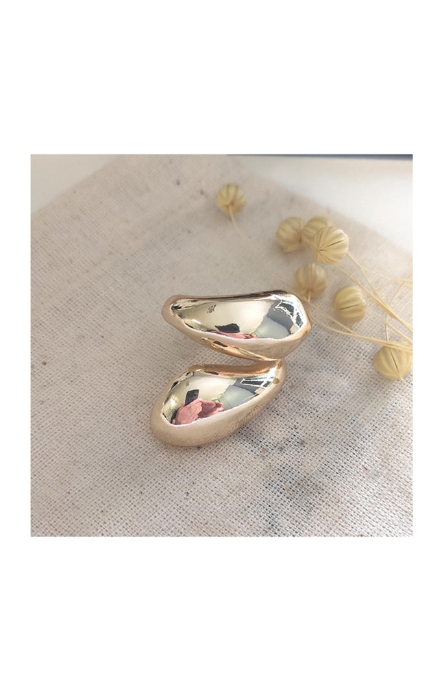 Bague ajustable - Laiton plaqué or