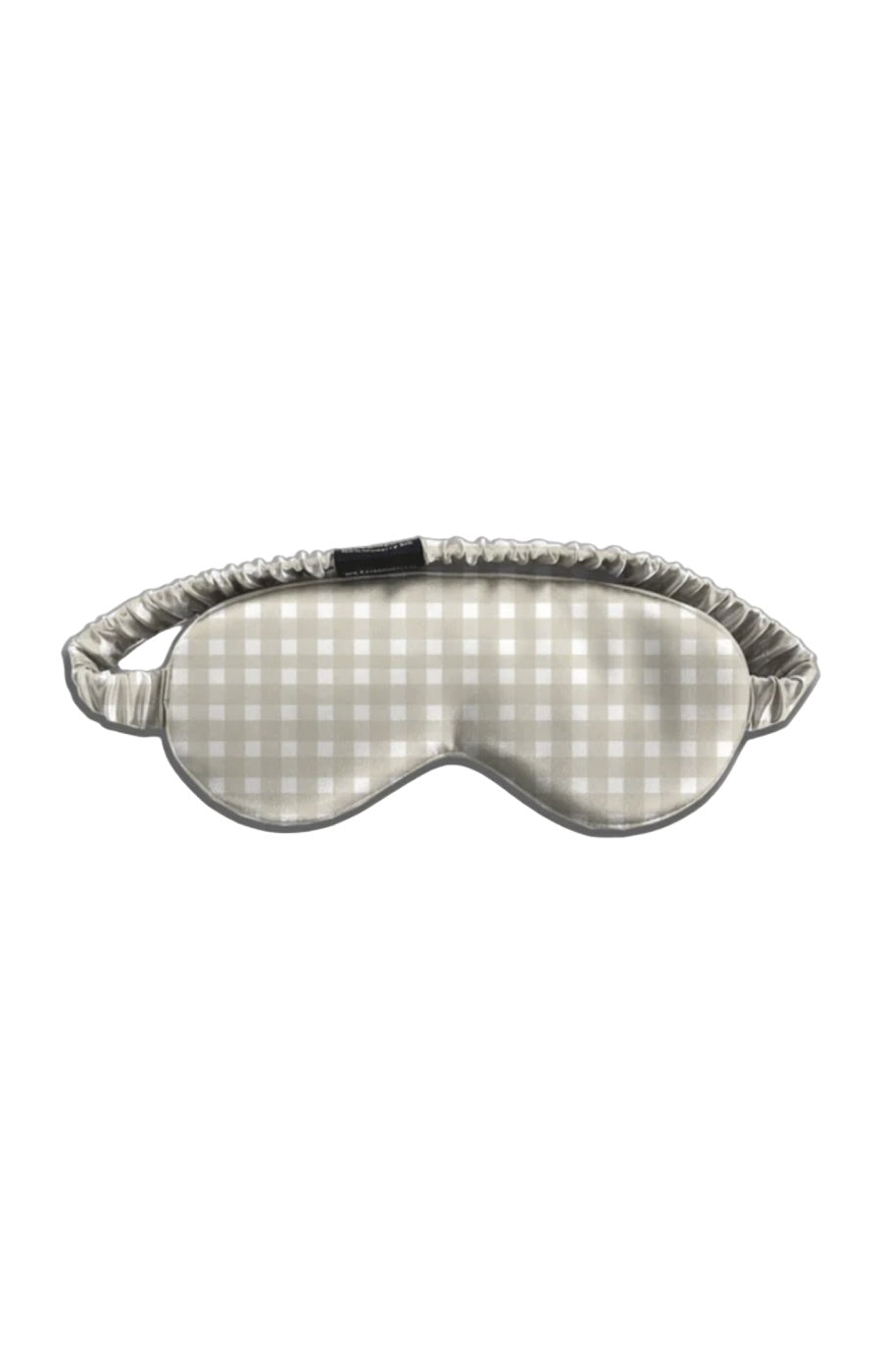 Masque de nuit en soie - Vichy