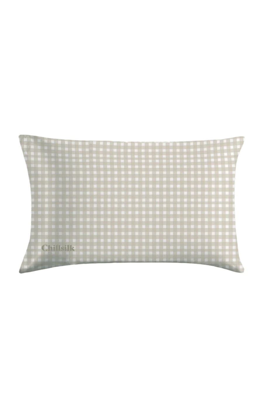 Taie d'oreiller rectangle en soie - Vichy