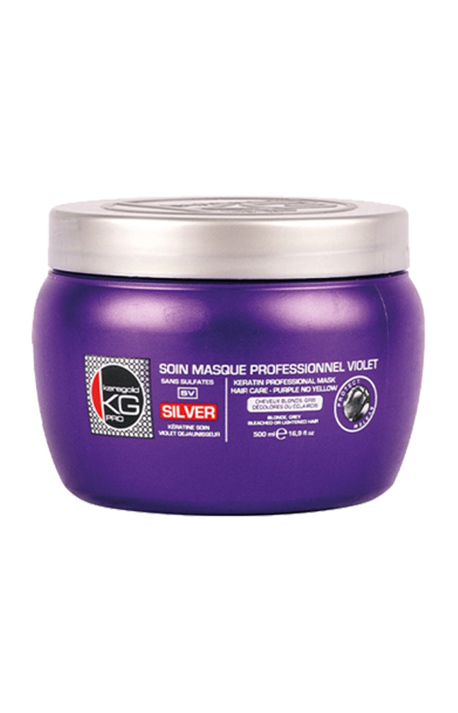 Masque anti-reflets - Kératine - Cheveux blonds ou décolorés - 500 ml
