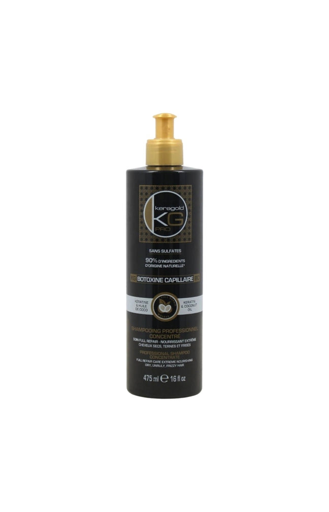 Shampoing nourrissant - Kératine & huile de coco - Cheveux abîmés - 475 ml