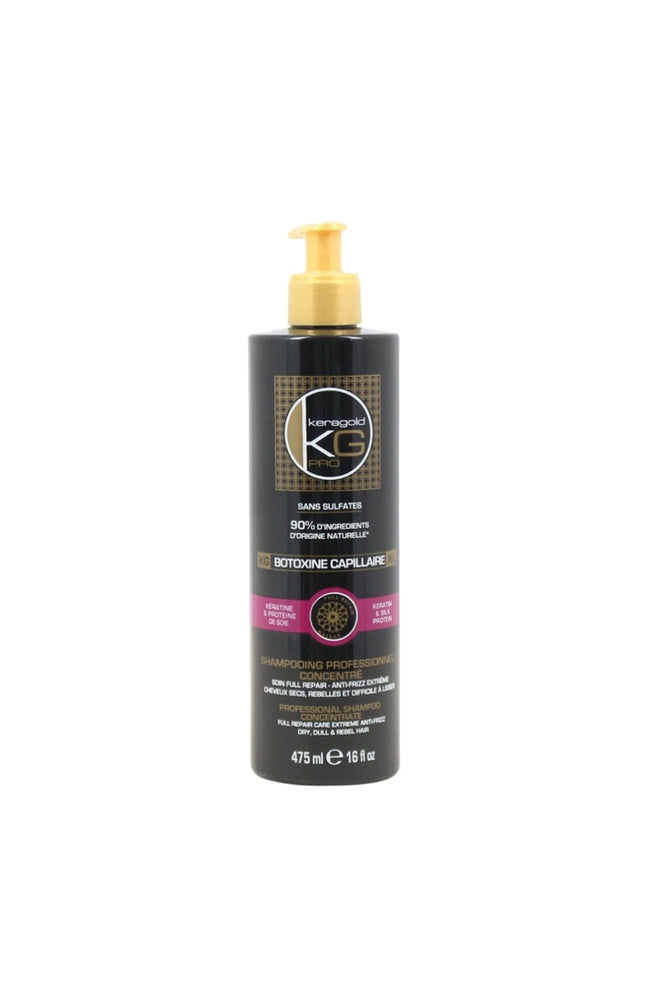Shampoing lissant - Kératine & protéine de soie - Cheveux secs ou rebelles - 475 ml