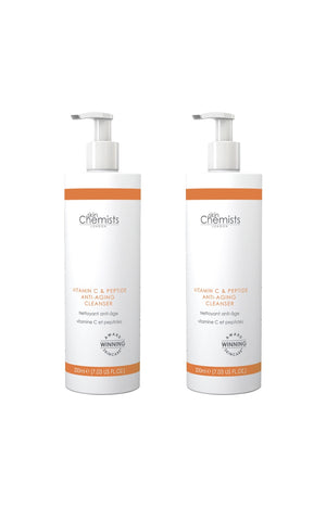 Nettoyants anti-âge - Vitamine C & peptides - Visage - 2 x 200 ml