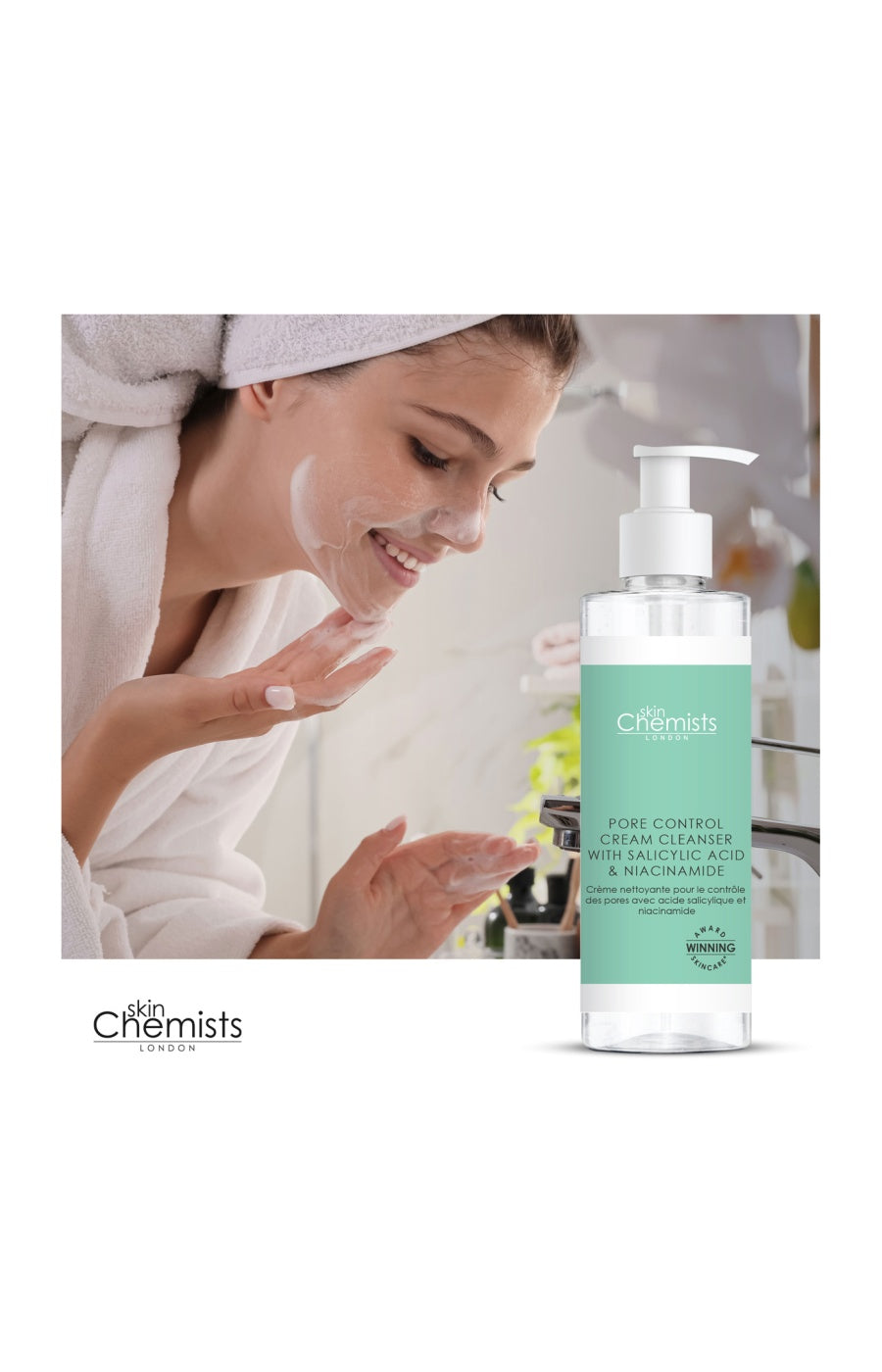 Crème nettoyante - Acide salicylique & niacinamide - Visage