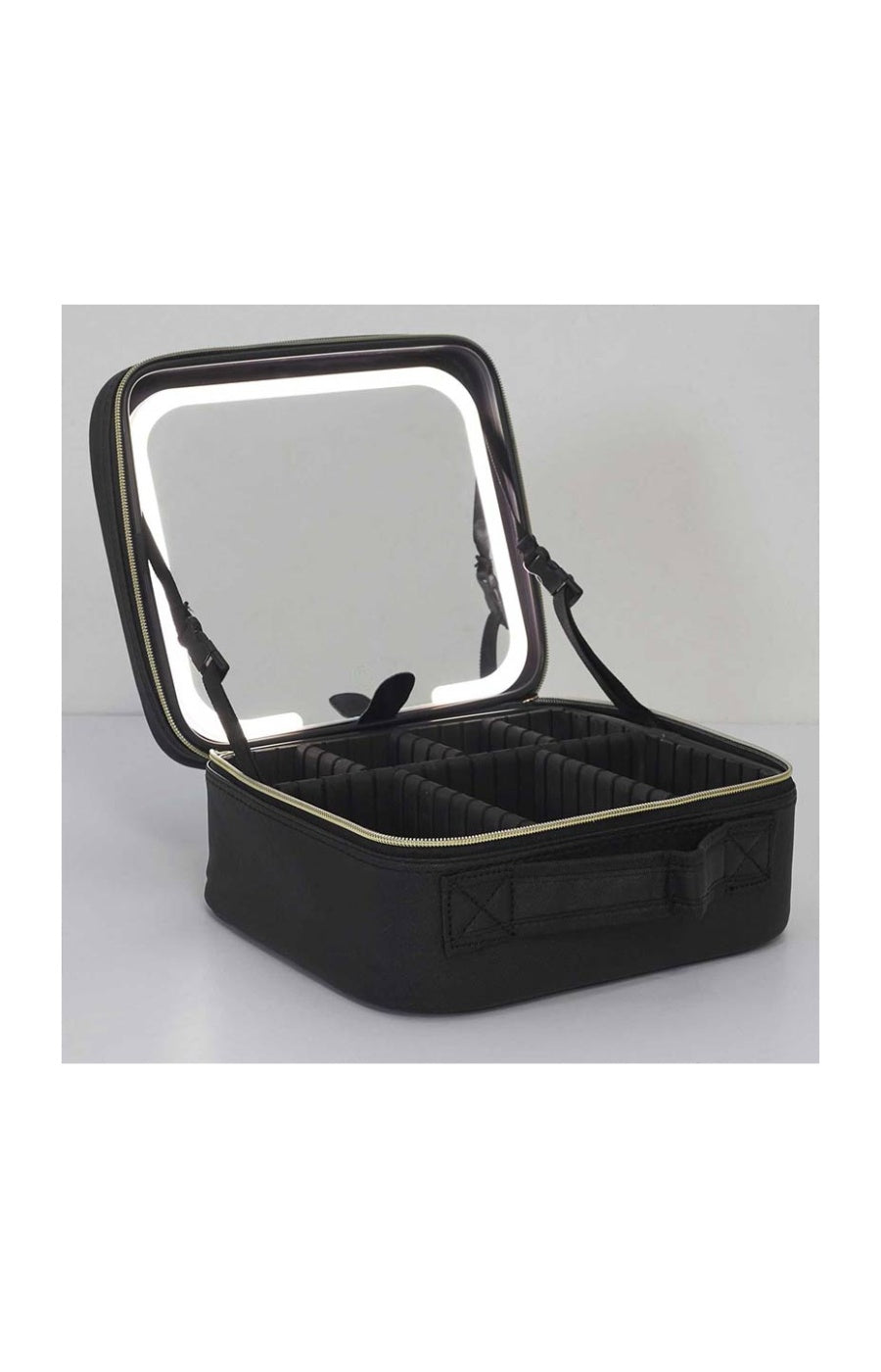 Trousse a maquillage avec miroir LED