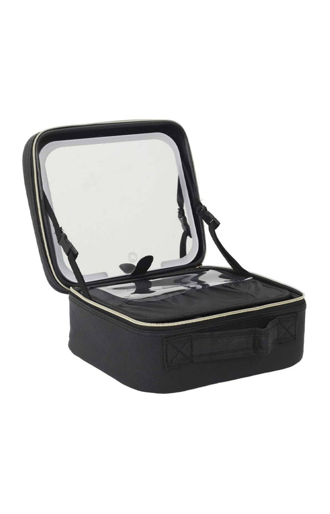 Trousse a maquillage avec miroir LED