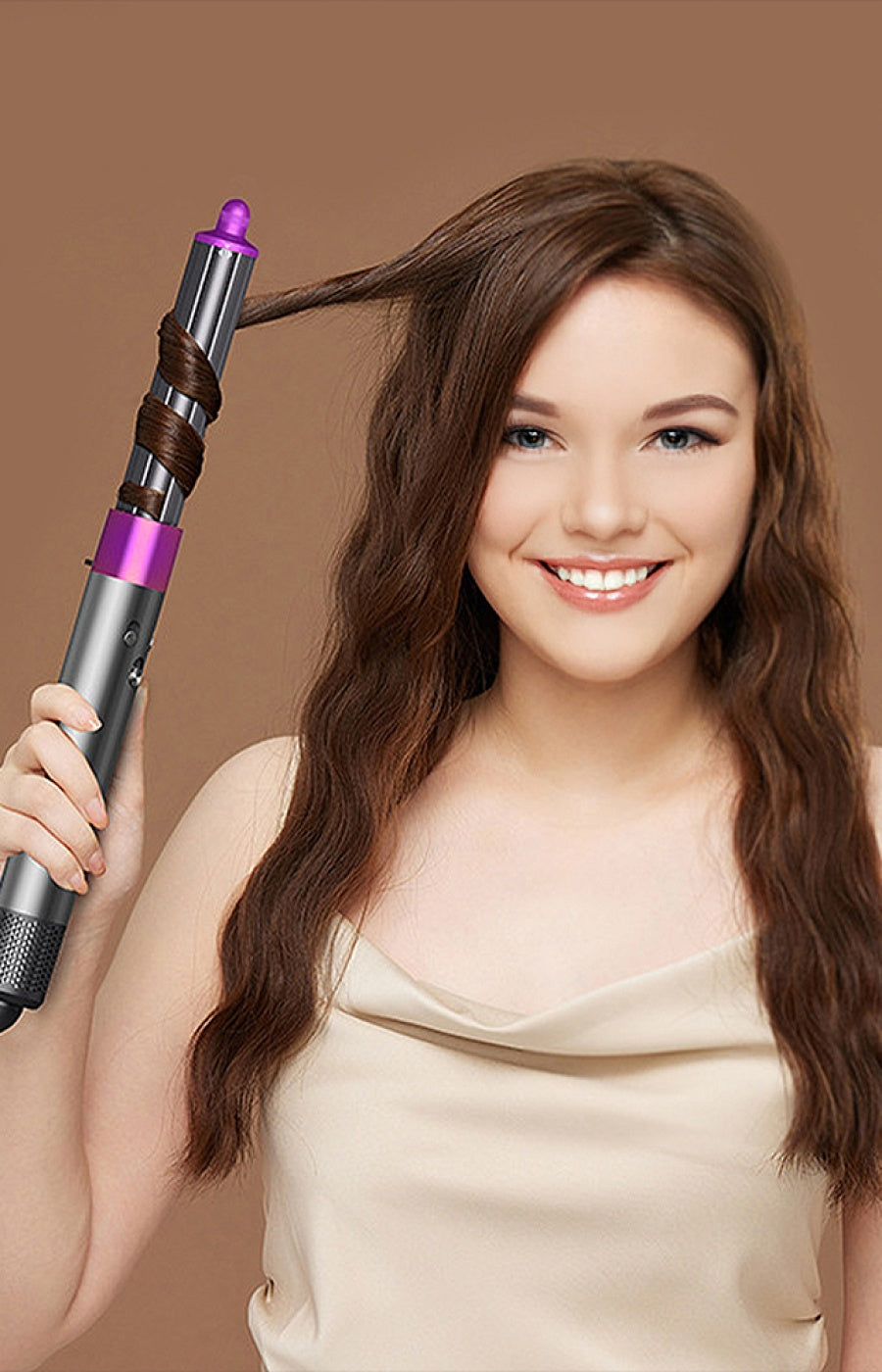 Brosse à air chaud multifonction - 6 embouts - Cheveux