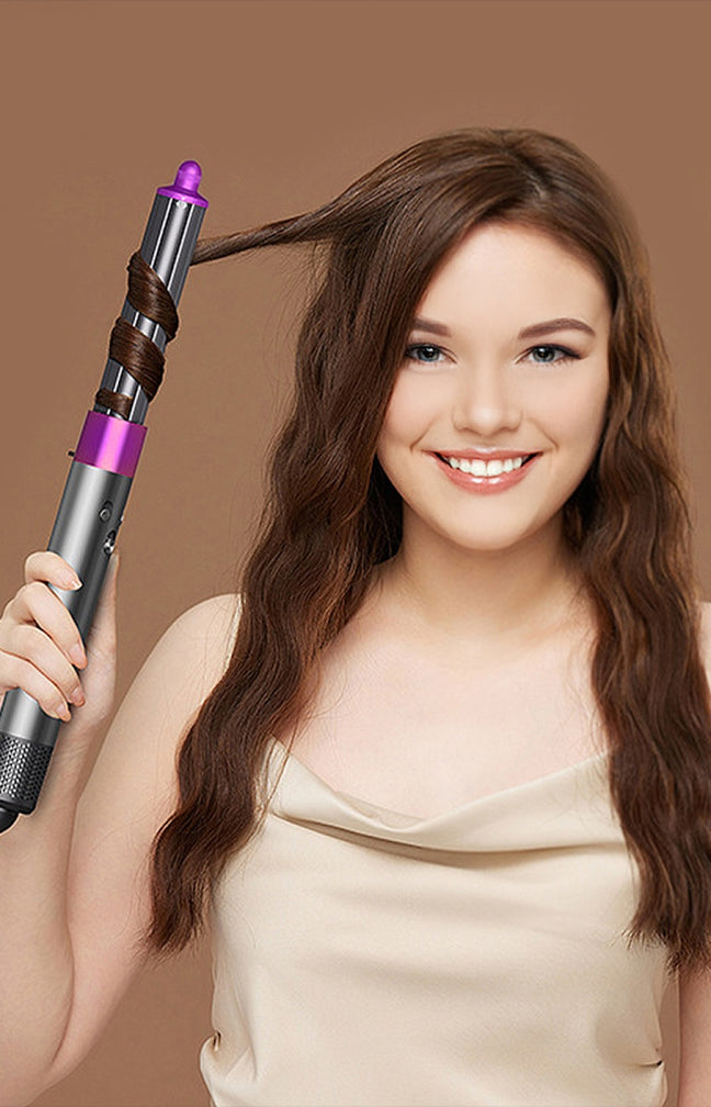 Brosse à air chaud multifonction - 6 embouts - Cheveux