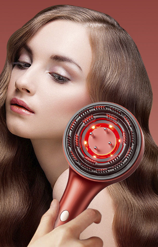 Peigne de soin à la lumière rouge - Cheveux