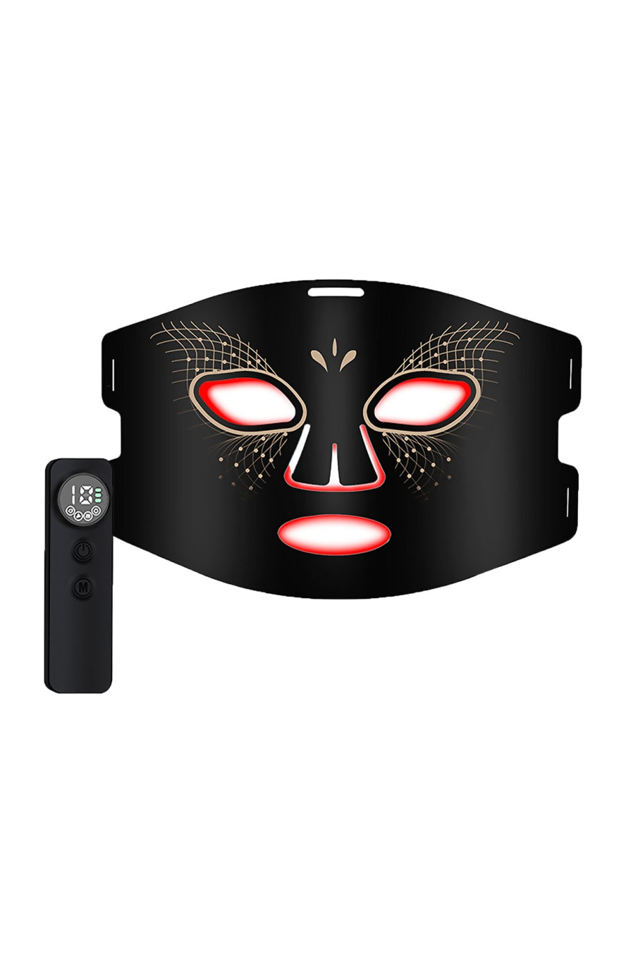 Masque de  luminothérapie LED - Fonction thermique - Visage