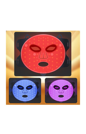 Masque de luminothérapie LED - Traitement infrarouge - Visage