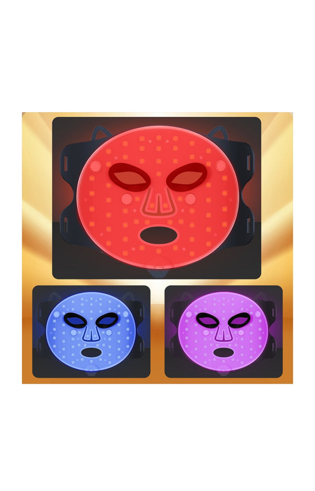 Masque de luminothérapie LED - Traitement infrarouge - Visage