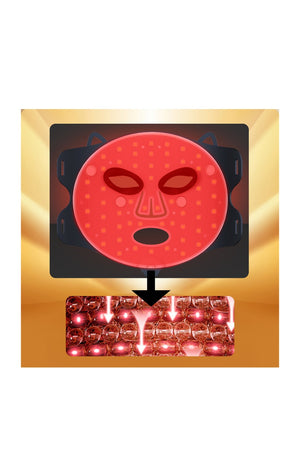 Masque de luminothérapie LED - Traitement infrarouge - Visage