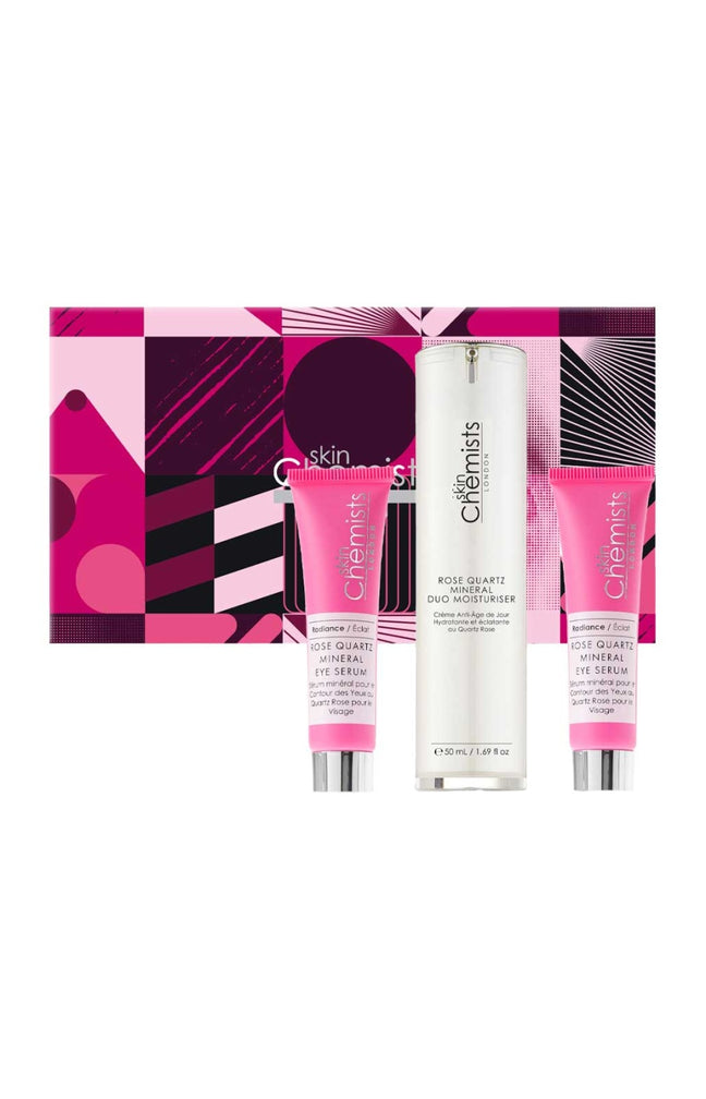 Coffret éclat - Quartz rose - Visage & yeux - 3 produits