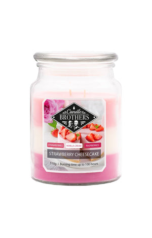 Bougie parfumée - Cheescake à la fraise - 510 g