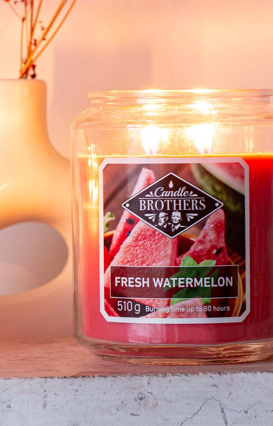 Bougie parfumée - Pastèque fraîche  - 510 g