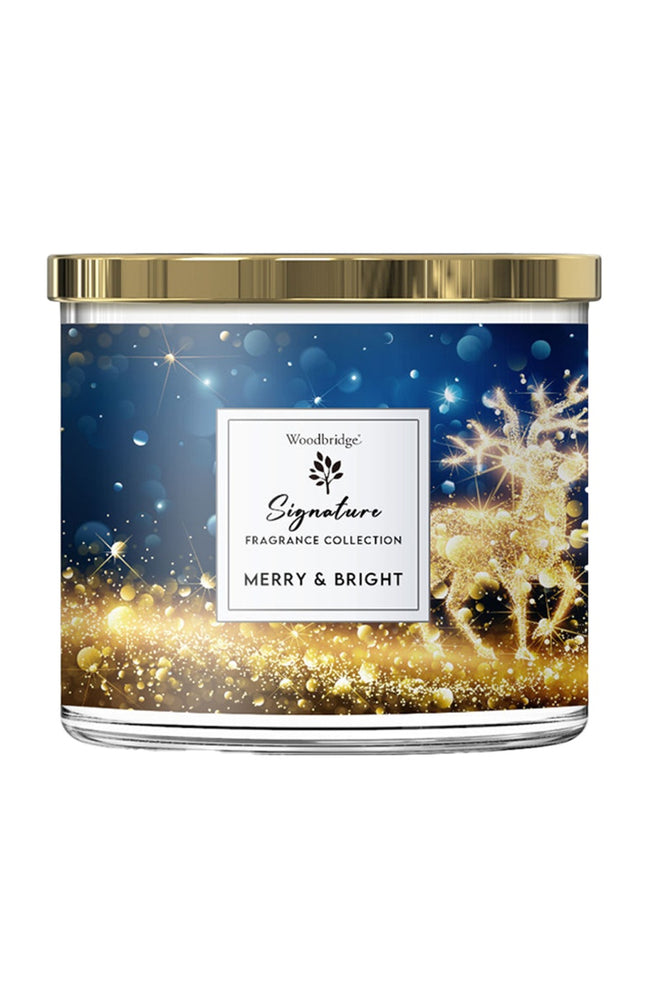 Bougie parfumée - Merry & Bright - Ambre & vanille - 410 g