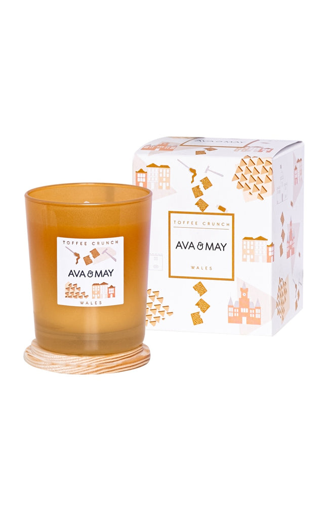 Bougie parfumée - Toffee Crunch - Caramel & noisettes grillées - 180 g
