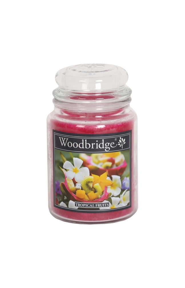 Bougie parfumée - Tropical Fruits - Caramel & pêche - 565 g