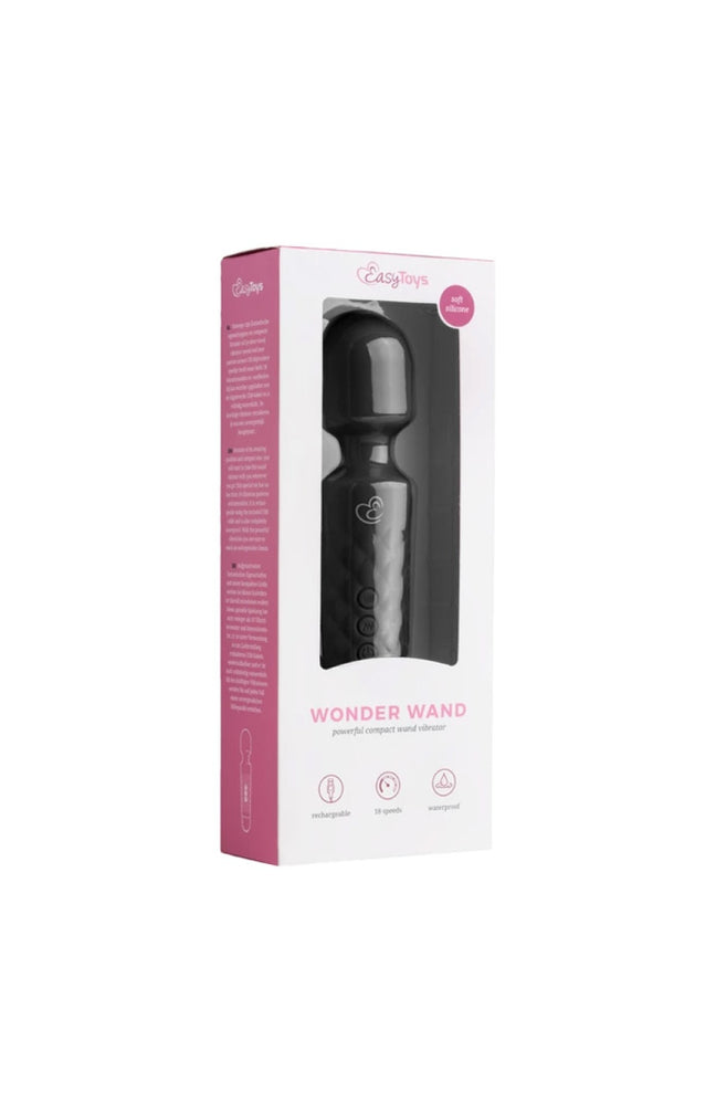 Vibromasseur - Wand - Noir - 18 modes