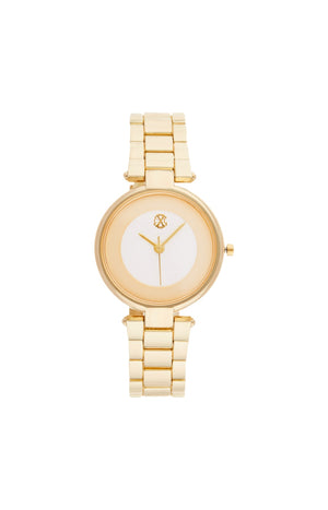 Montre à quartz - Alliage doré