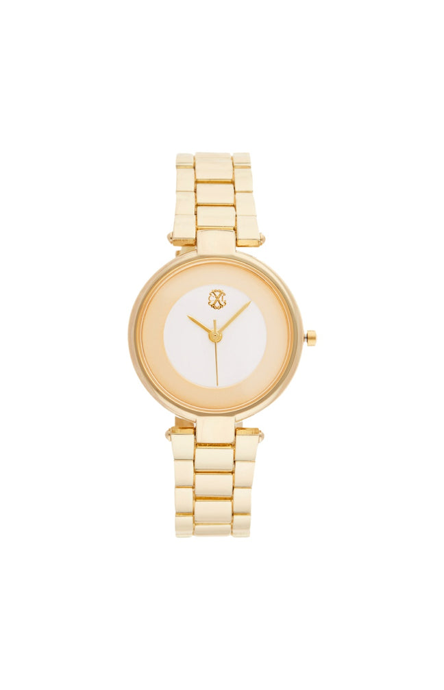 Montre à quartz - Alliage doré