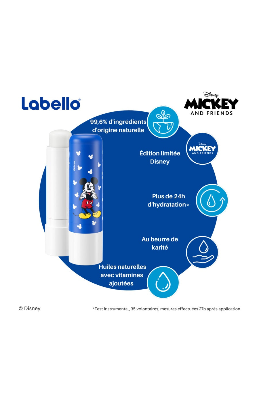 Baume à lèvres - Edition Limitée Disney - Hydrocare - 4,8 g