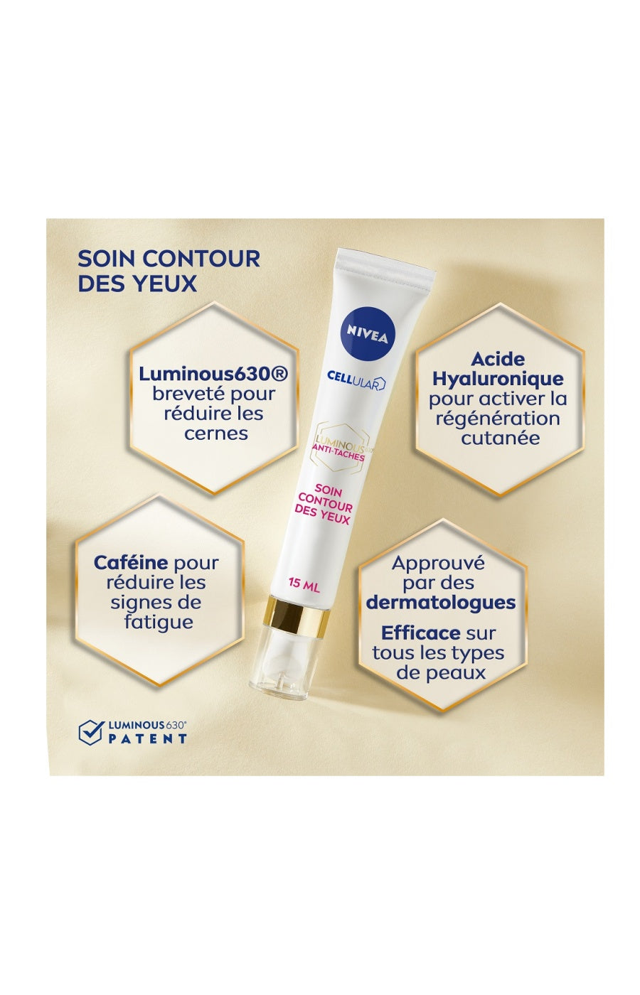 Crème yeux anti-cernes - Cellular Luminous 630