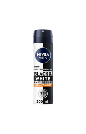 Déodorants anti-transpirants anti-traces blanches 72 h - Black & White - Homme - 2 x 200 ml