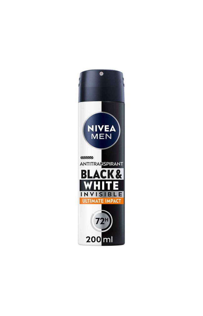 Déodorants anti-transpirants anti-traces blanches 72 h - Black & White - Homme - 2 x 200 ml
