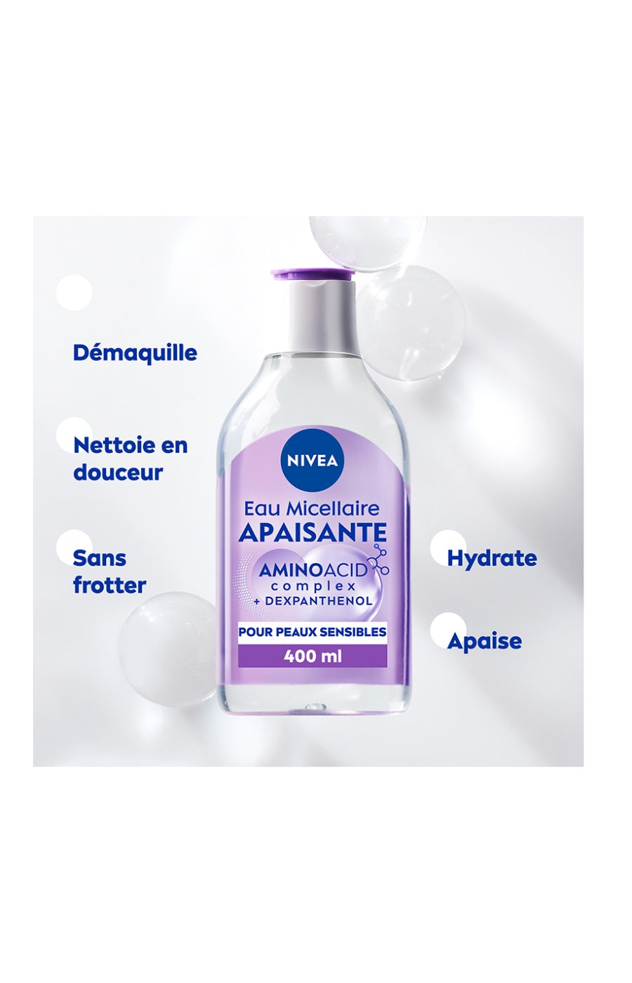 Eau micellaire démaquillante - MicellAir - Peaux sensibles