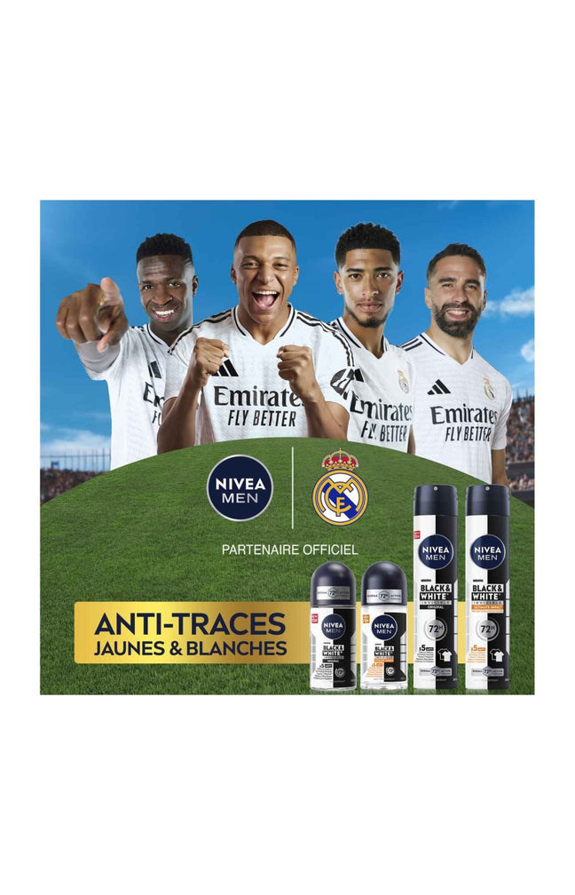 Déodorants anti-transpirants anti-traces blanches 72 h - Black & White - Homme - 2 x 200 ml